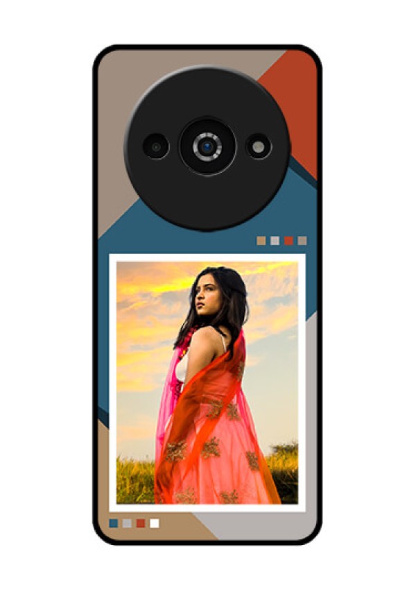 Xiaomi Redmi A3 Custom Glass Phone Case - Retro Color Pallet Design