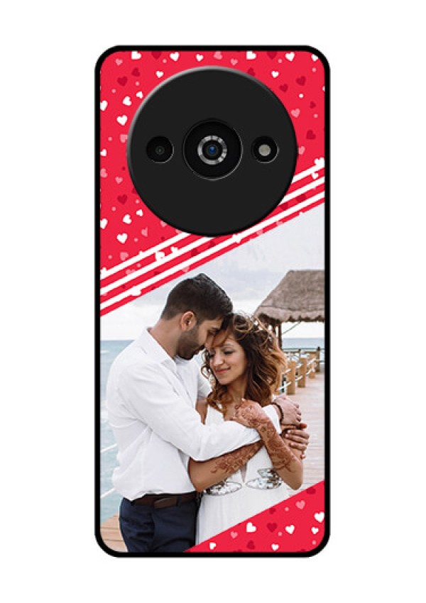 Redmi A3X Custom Glass Phone Case - Valentines Gift Design