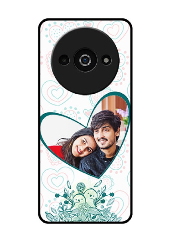 Redmi A3X Custom Glass Phone Case - Premium Couple Design