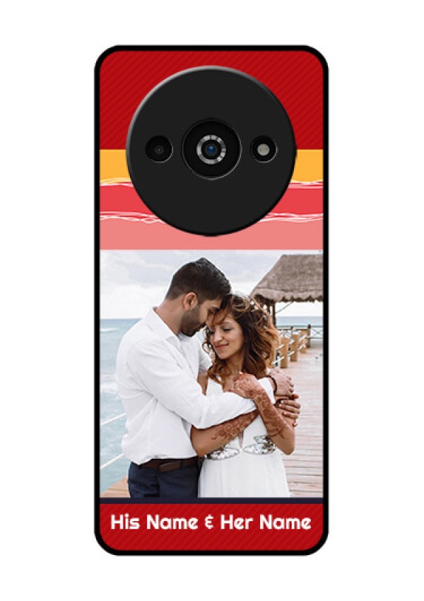 Redmi A3X Custom Glass Phone Case - Colorful Case Design