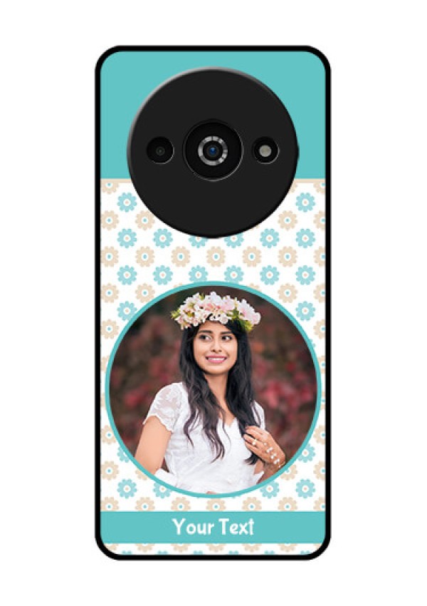 Redmi A3X Custom Glass Phone Case - Beautiful Flowers Design