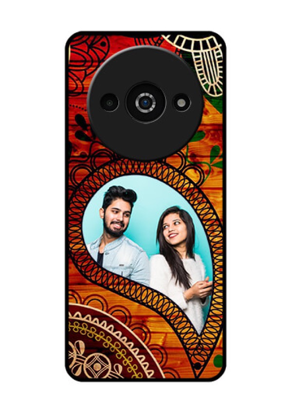 Redmi A3X Custom Glass Phone Case - Abstract Colorful Design
