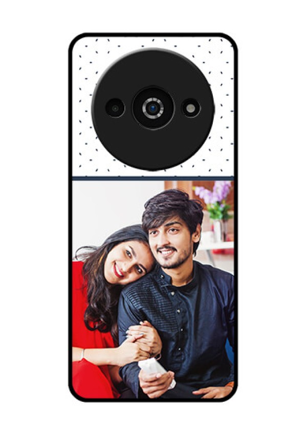 Redmi A3X Custom Glass Phone Case - Premium Dot Design