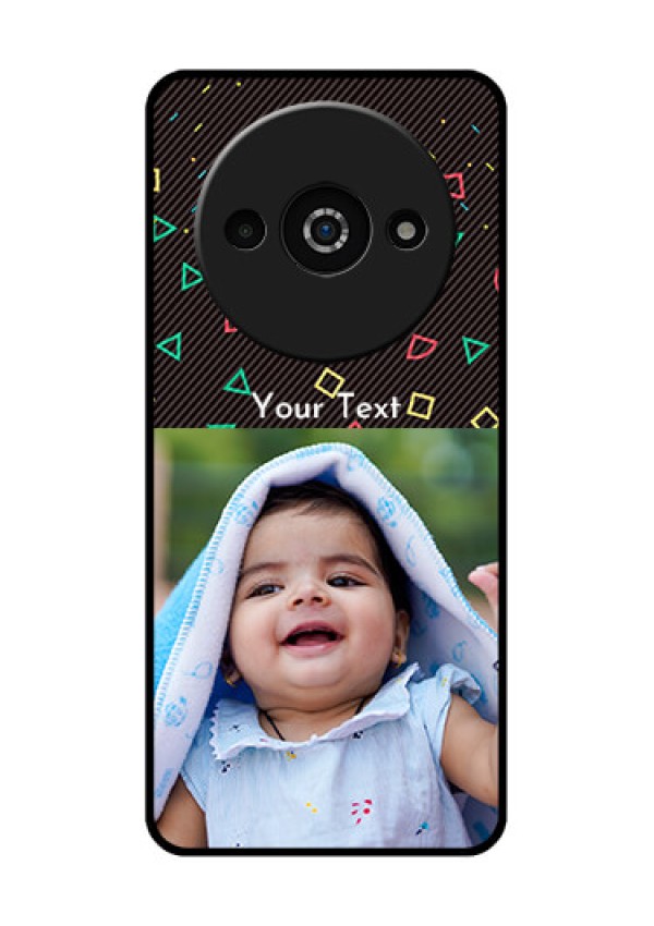 Redmi A3X Custom Glass Phone Case - With Confetti Birthday Design