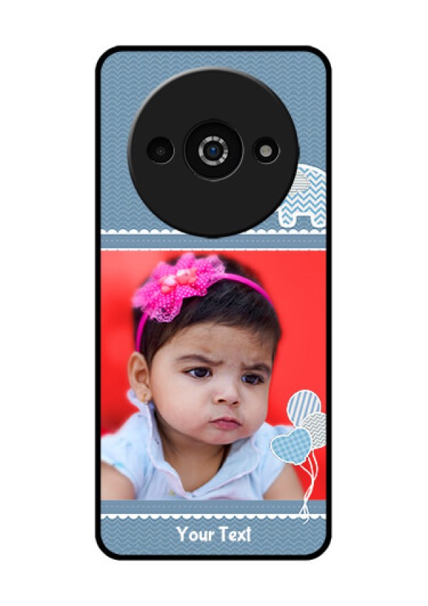 Redmi A3X Custom Glass Phone Case - With Kids Pattern Design