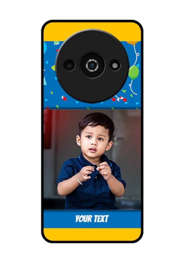 Redmi A3X Custom Glass Phone Case - Birthday Wishes Design