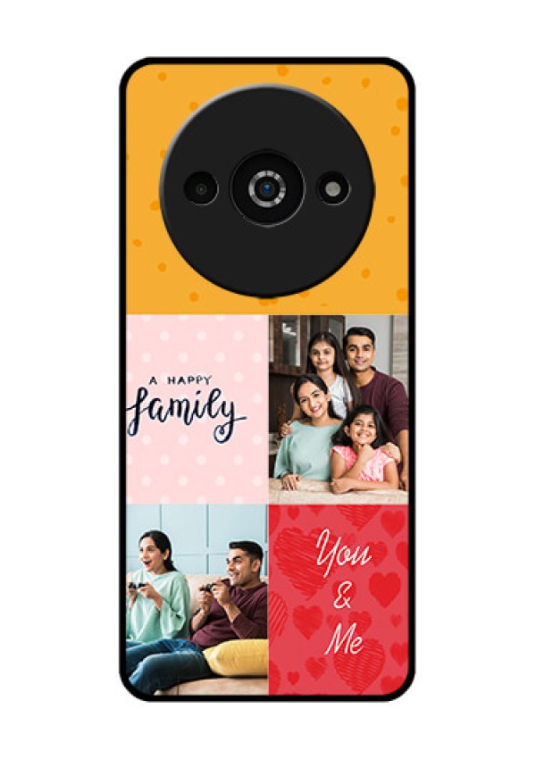 Redmi A3X Custom Glass Phone Case - Images With Quotes Design