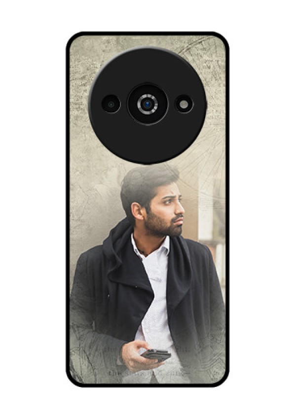 Redmi A3X Custom Glass Phone Case - With Vintage Design