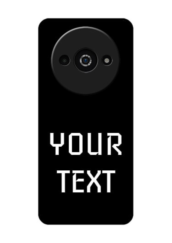 Redmi A3X Custom Glass Phone Case - Your Name Design