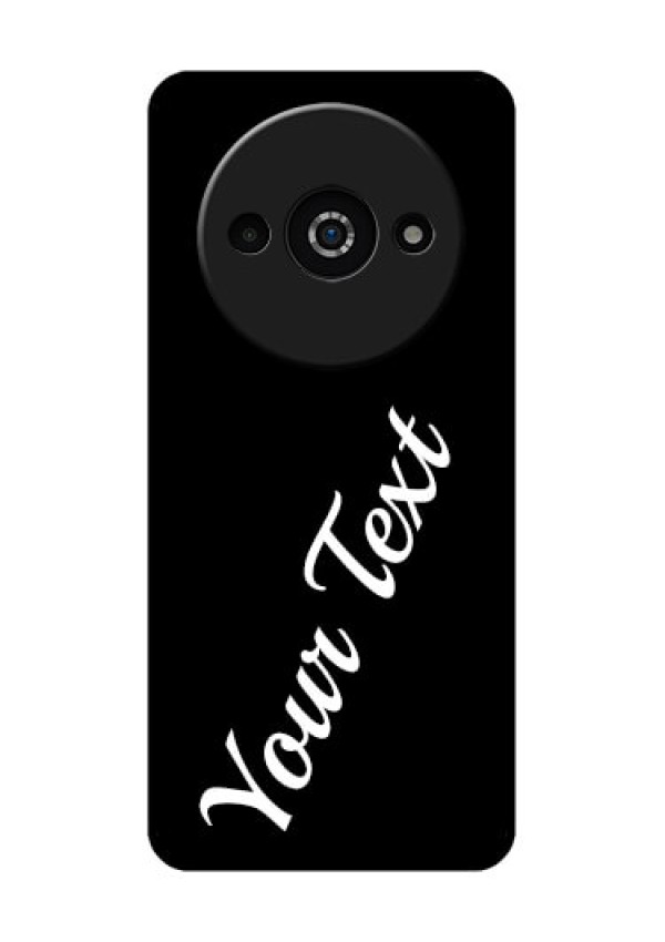 Redmi A3X Custom Glass Phone Case - With Your Name Design