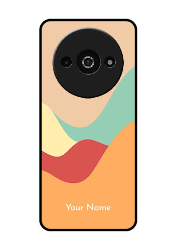 Redmi A3X Custom Glass Phone Case - Ocean Waves Multi - Colour Design