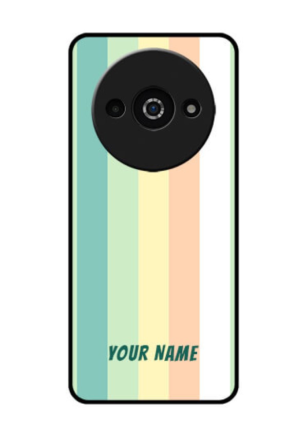 Redmi A3X Custom Glass Phone Case - Multi - Colour Stripes Design