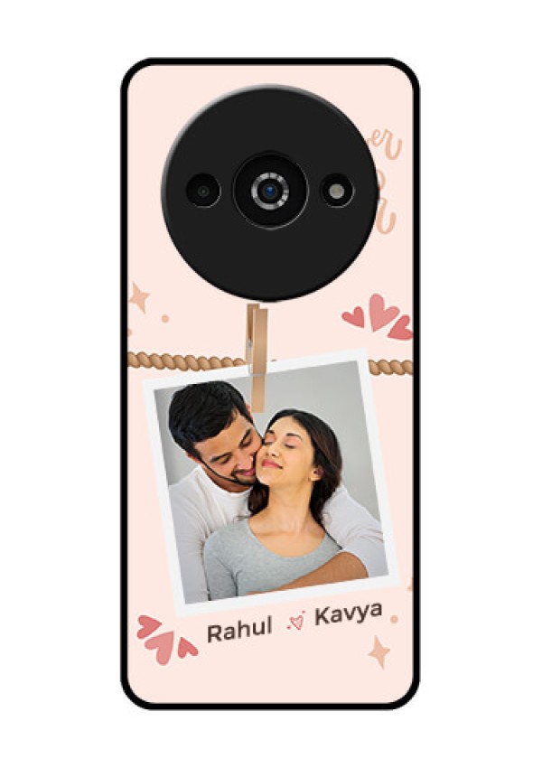 Redmi A3X Custom Glass Phone Case - Forever And Ever Love Design