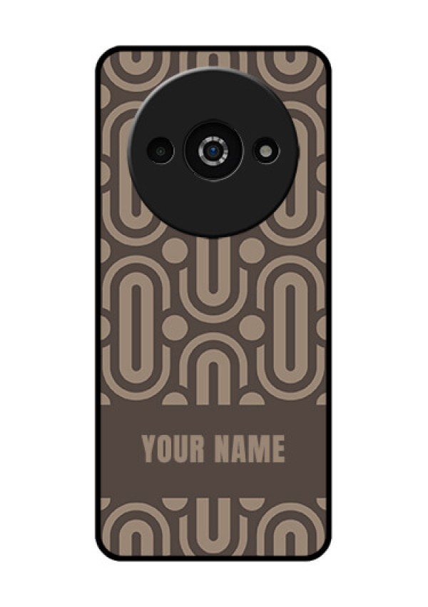 Redmi A3X Custom Glass Phone Case - Captivating Zero Pattern Design