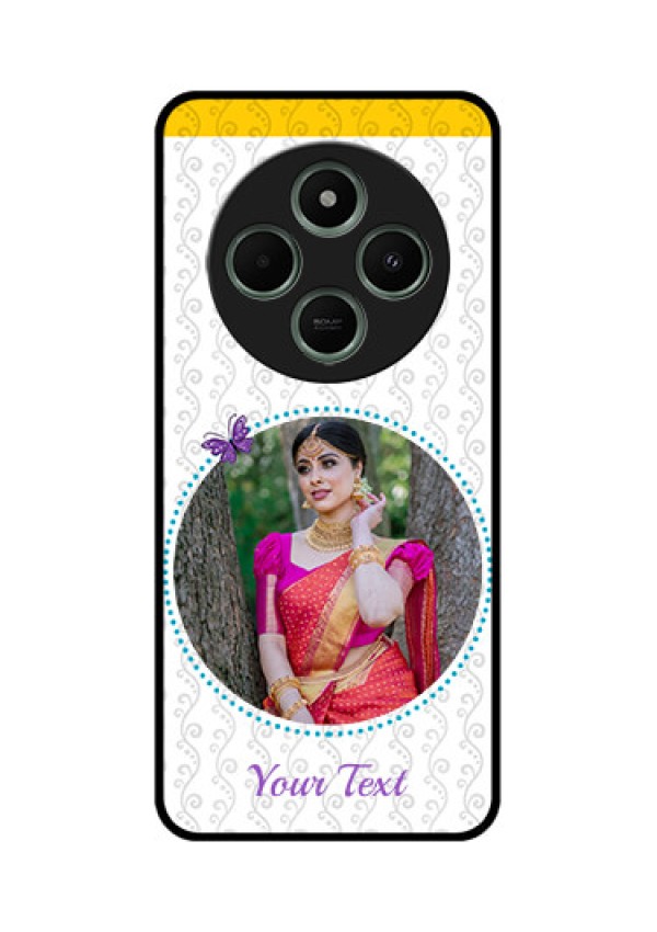 redmi A4 5G Custom Glass Phone Case - Girls Premium Case Design