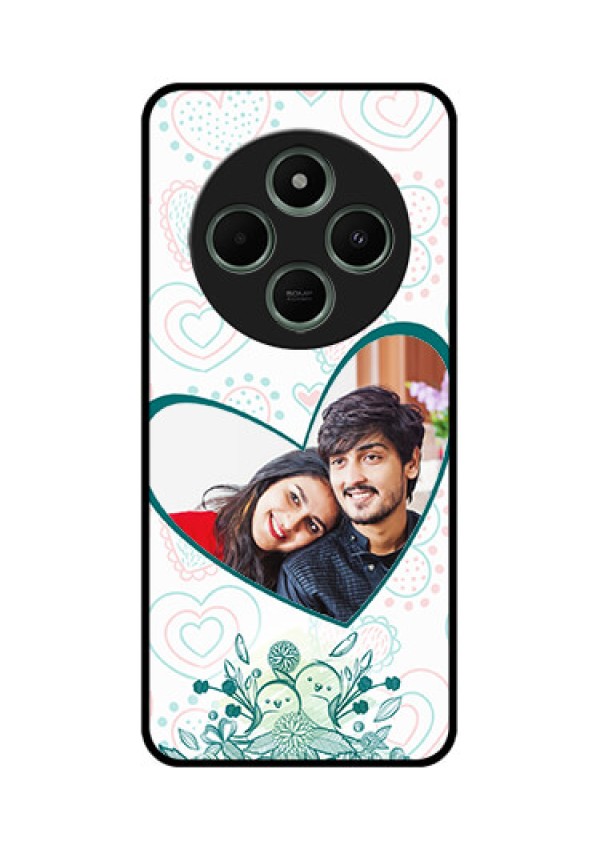 redmi A4 5G Custom Glass Phone Case - Premium Couple Design