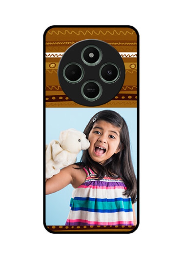 redmi A4 5G Custom Glass Phone Case - Friends Picture Upload Design
