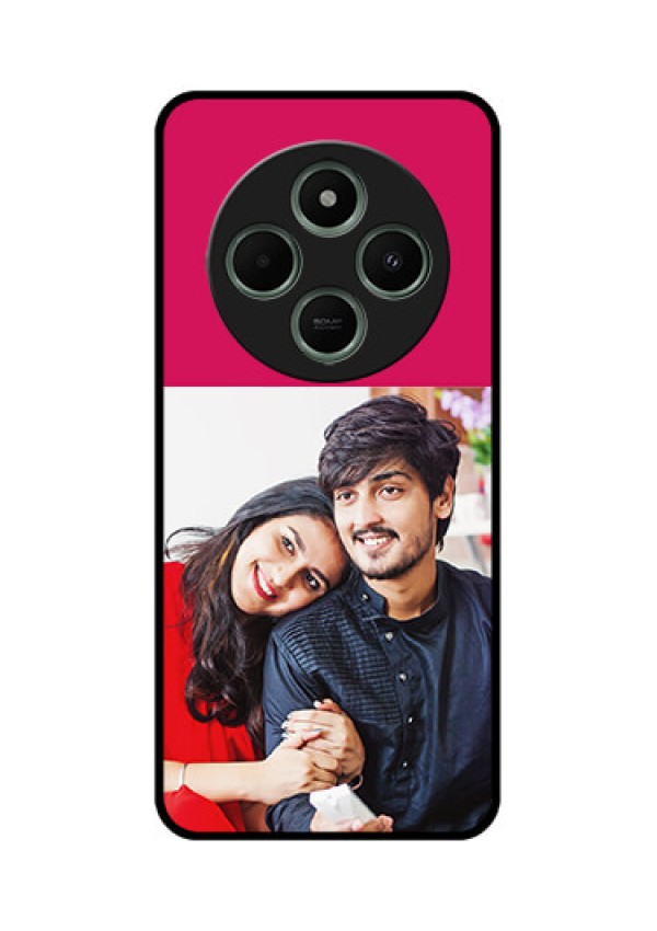redmi A4 5G Custom Glass Phone Case - Anniversary Cover Design