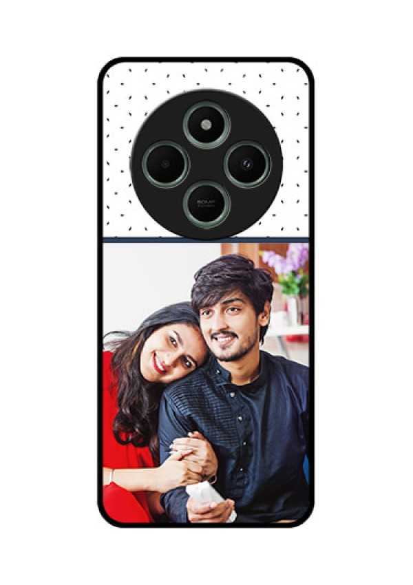 redmi A4 5G Custom Glass Phone Case - Premium Dot Design