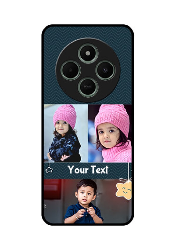 redmi A4 5G Custom Glass Phone Case - Hanging Stars Design