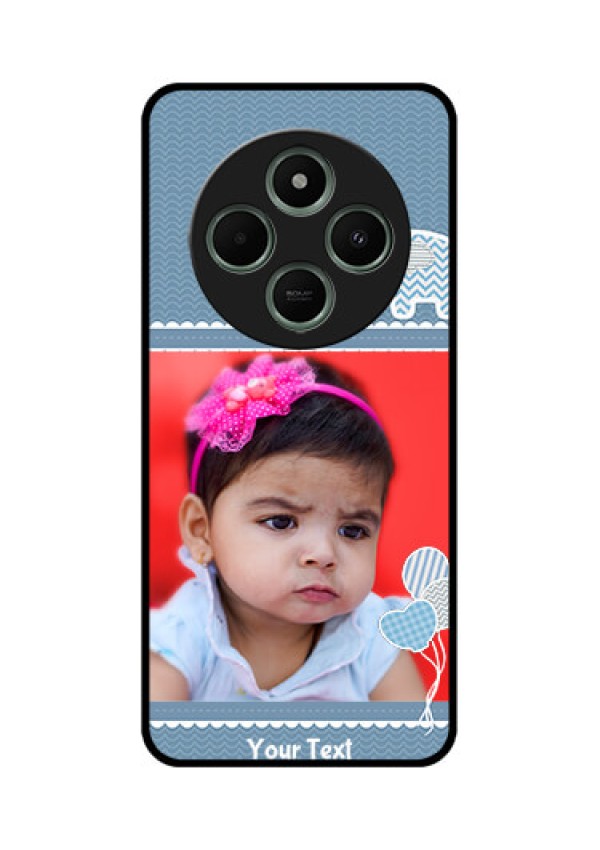 redmi A4 5G Custom Glass Phone Case - With Kids Pattern Design