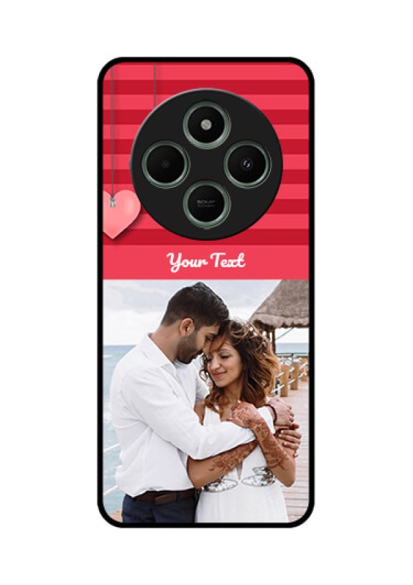 redmi A4 5G Custom Glass Phone Case - Valentines Day Design