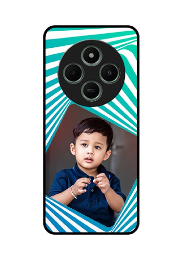 redmi A4 5G Custom Glass Phone Case - Abstract Spiral Design