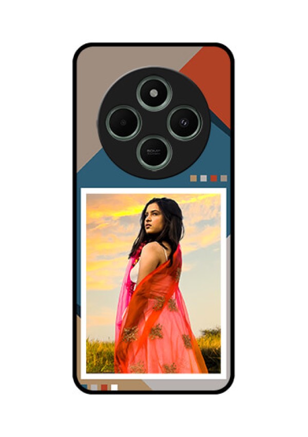 redmi A4 5G Custom Glass Phone Case - Retro Color Pallet Design