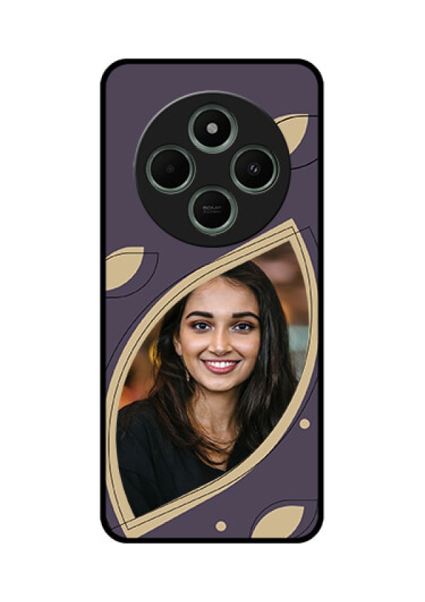 redmi A4 5G Custom Glass Phone Case - Falling Leaf Design