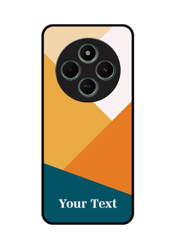 redmi A4 5G Custom Glass Phone Case - Stacked Multi - Colour Design