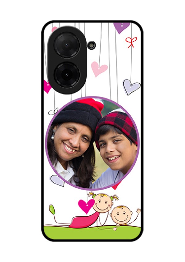 Xiaomi Redmi A5 Custom Glass Phone Case - Cute Kids Phone Case Design