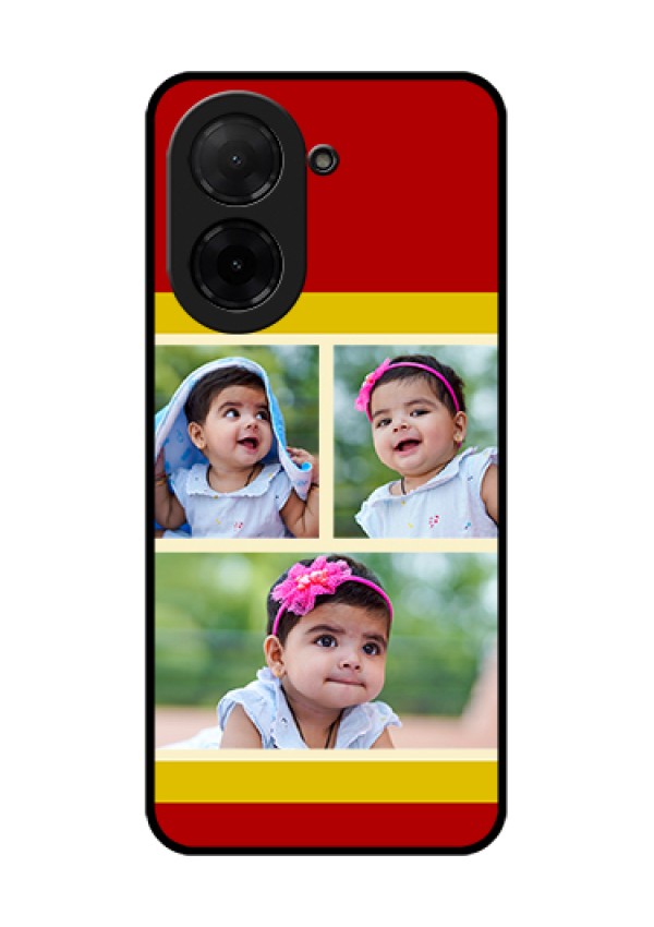 Xiaomi Redmi A5 Custom Glass Phone Case - Multiple Pic Upload Design