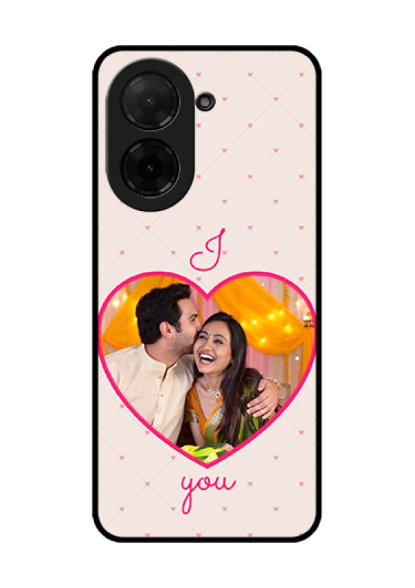 Xiaomi Redmi A5 Custom Glass Phone Case - Heart Shape Design