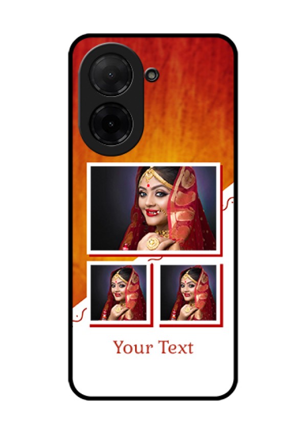 Xiaomi Redmi A5 Custom Glass Phone Case - Wedding Memories Design