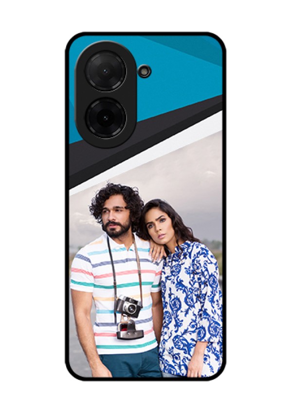Xiaomi Redmi A5 Custom Glass Phone Case - Simple Pattern Photo Upload Design