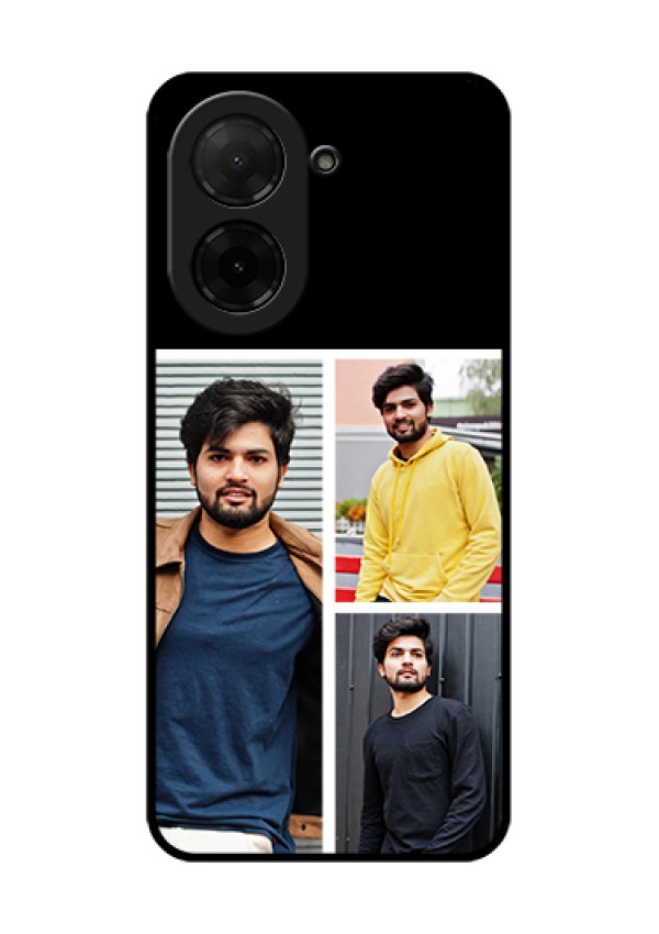 Xiaomi Redmi A5 Custom Glass Phone Case - Upload Multiple Picture Design
