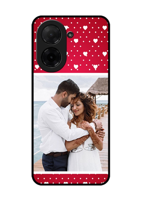 Xiaomi Redmi A5 Custom Glass Phone Case - Hearts Mobile Case Design