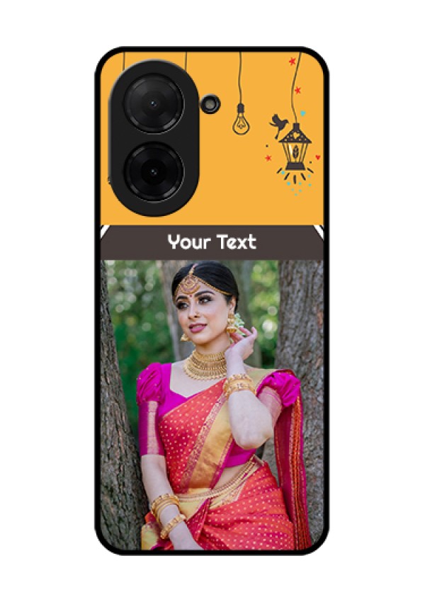 Xiaomi Redmi A5 Custom Glass Phone Case - With Family Picture And Icons