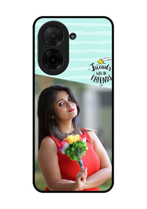 Xiaomi Redmi A5 Custom Glass Phone Case - Friends Picture Icon Design