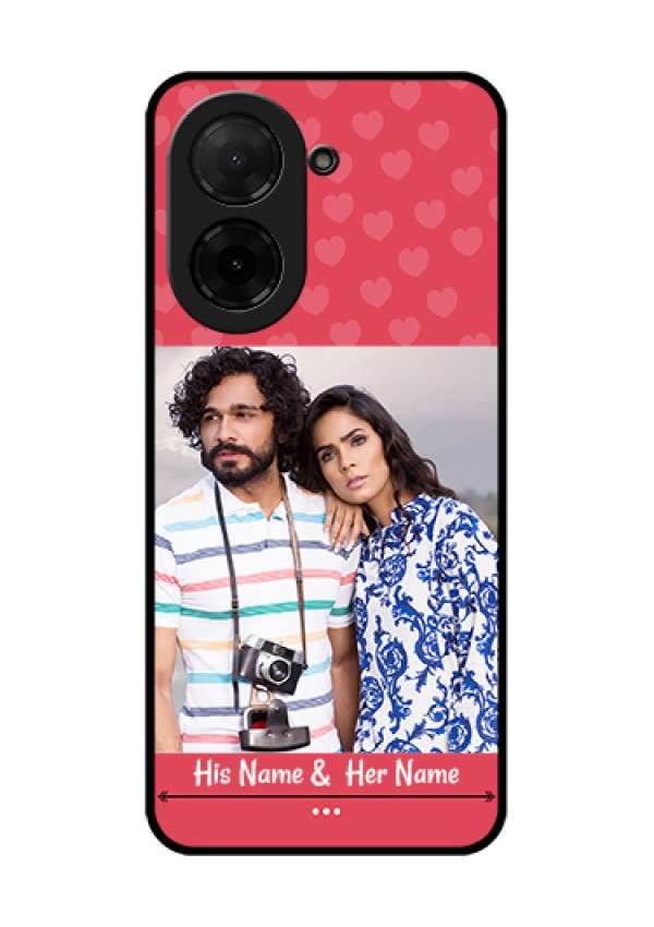 Xiaomi Redmi A5 Custom Glass Phone Case - Simple Love Design