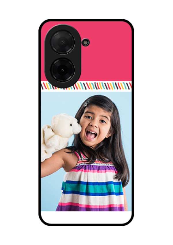 Xiaomi Redmi A5 Custom Glass Phone Case - Line Art Design