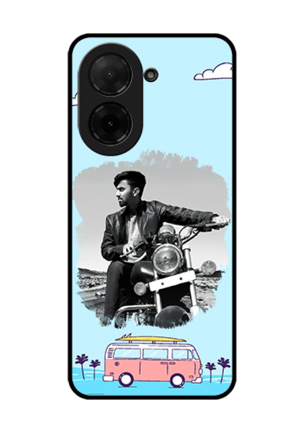 Xiaomi Redmi A5 Custom Glass Phone Case - Travel & Adventure Design