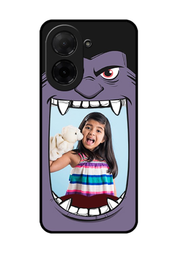 Xiaomi Redmi A5 Custom Glass Phone Case - Angry Monster Design