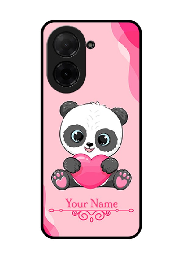 Xiaomi Redmi A5 Custom Glass Phone Case - Cute Panda Design