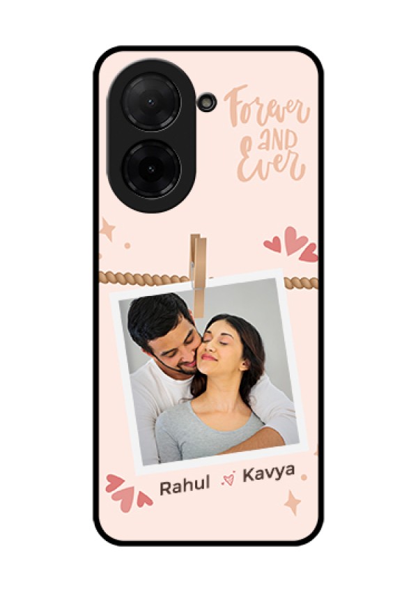 Xiaomi Redmi A5 Custom Glass Phone Case - Forever And Ever Love Design