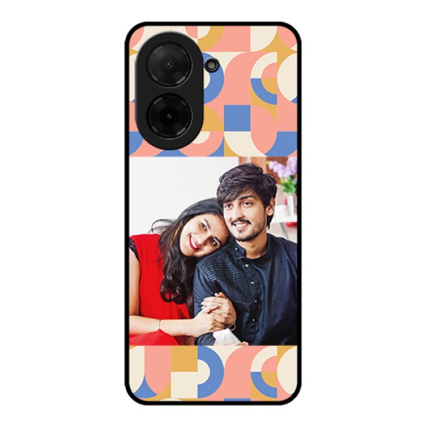 Xiaomi Redmi A5 Custom Glass Phone Case - Semi - Circle Maze Pattern Design