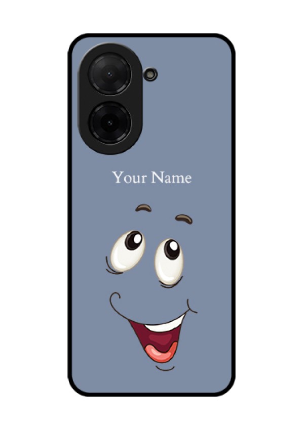 Xiaomi Redmi A5 Custom Glass Phone Case - Laughing Cartoon Face Design