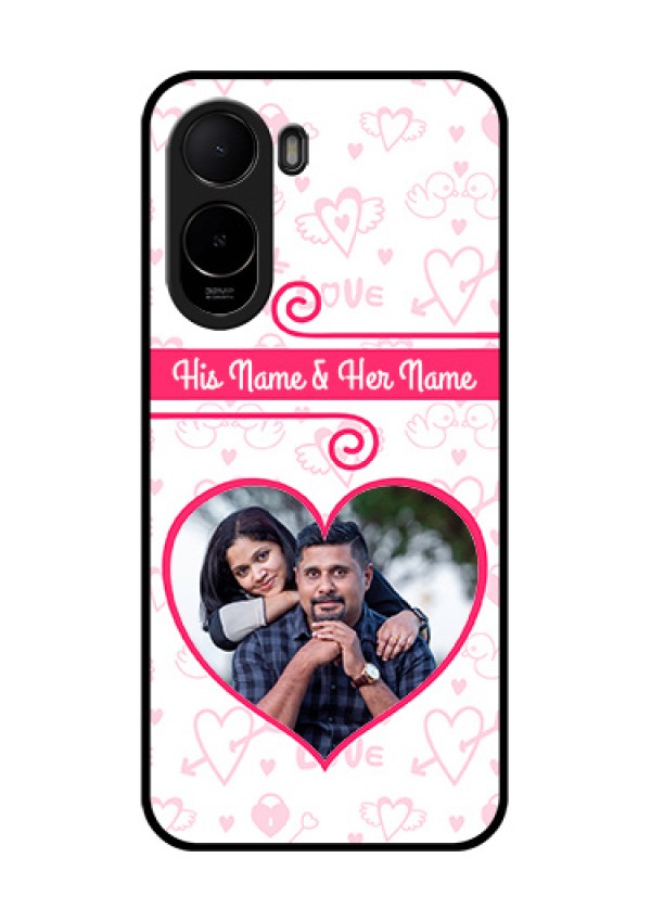 Xiaomi Redmi A7 Pro 5G Custom Glass Phone Case - Heart Shape Love Design