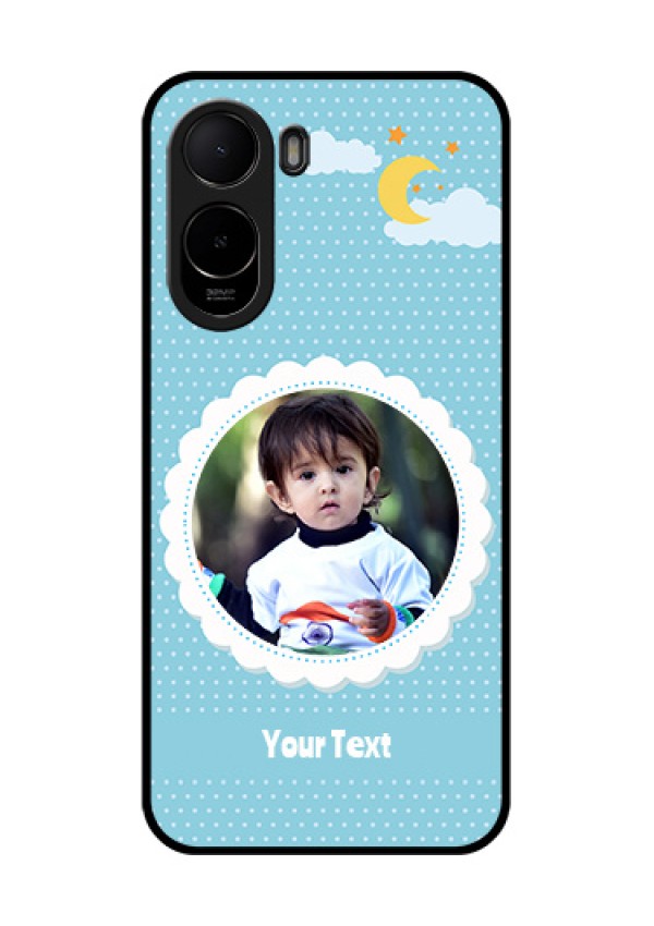 Xiaomi Redmi A7 Pro 5G Custom Glass Phone Case - Violet Pattern Design