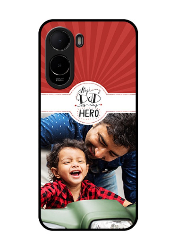 Xiaomi Redmi A7 Pro 5G Custom Glass Phone Case - My Dad Hero Design